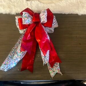 Beautiful handmade Christmas wreath bow